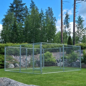 HundRex Premium MAX -kuumasinkitty koiratarhapaketti 4x4