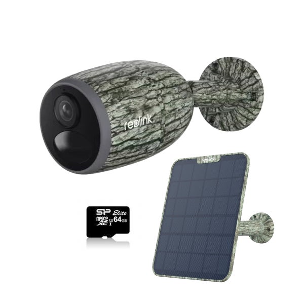 Reolink Go Plus Camo Aurinkopaneelilla