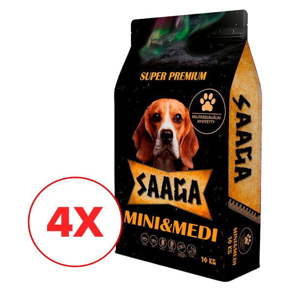 Saaga Mini&Medi 4x10kg
