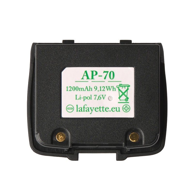 Lafayette AP-70 Li-pol akku 7,6V 9,12Wh IP68